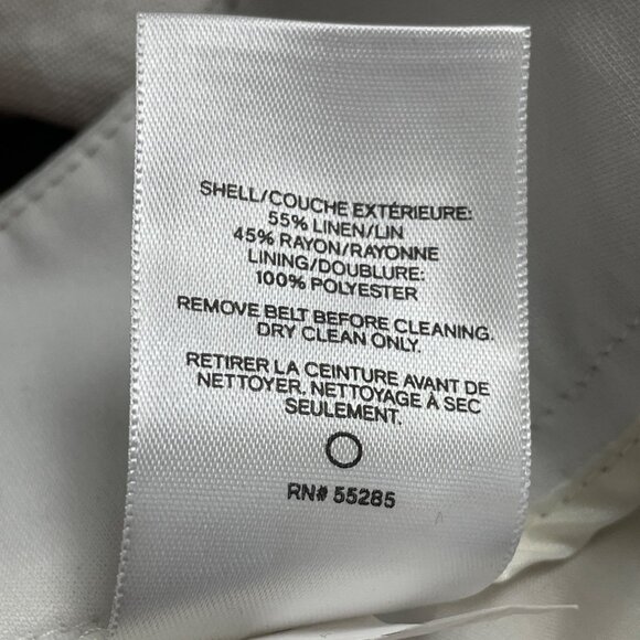 Express Women's Light Purple Striped High-Waisted Paper Bag Shorts Size 6 - Picture 9 of 10